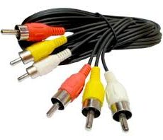 Cable 3 RCA a 3 RCA 1.8 mts