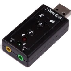Tarjeta de sonido usb con botones